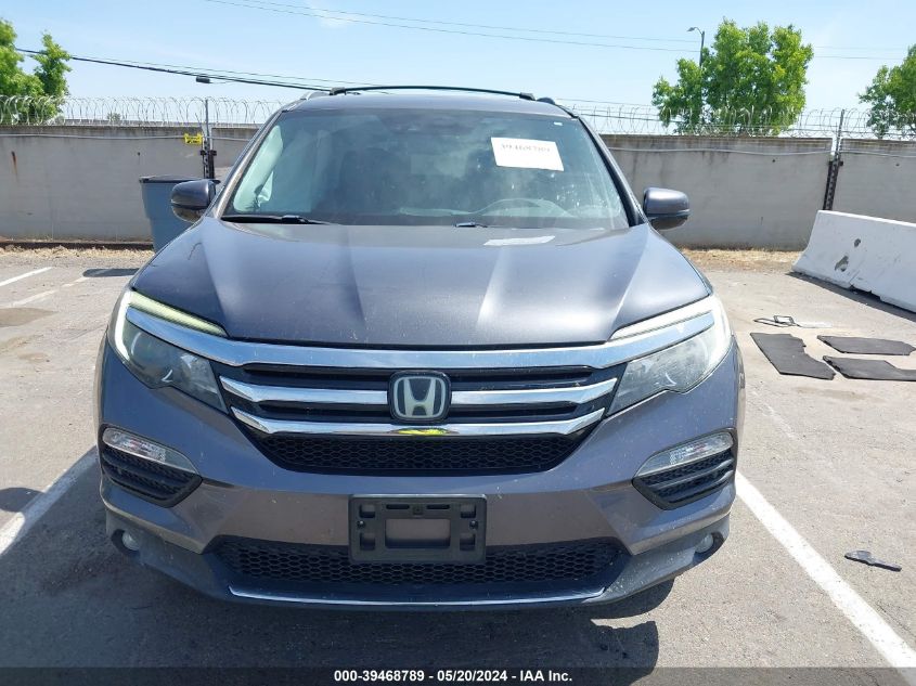 2016 Honda Pilot Elite VIN: 5FNYF6H0XGB025931 Lot: 39468789