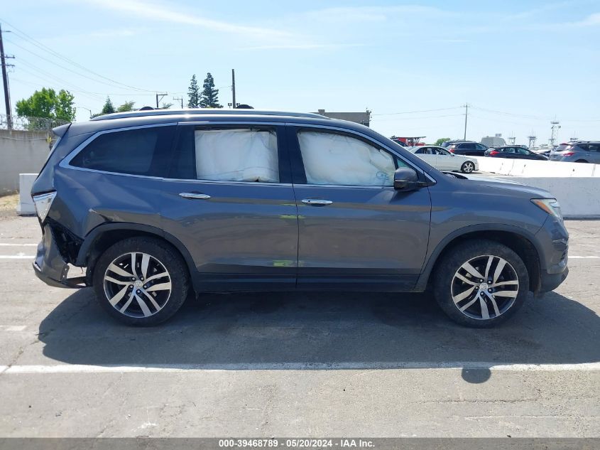 2016 Honda Pilot Elite VIN: 5FNYF6H0XGB025931 Lot: 39468789