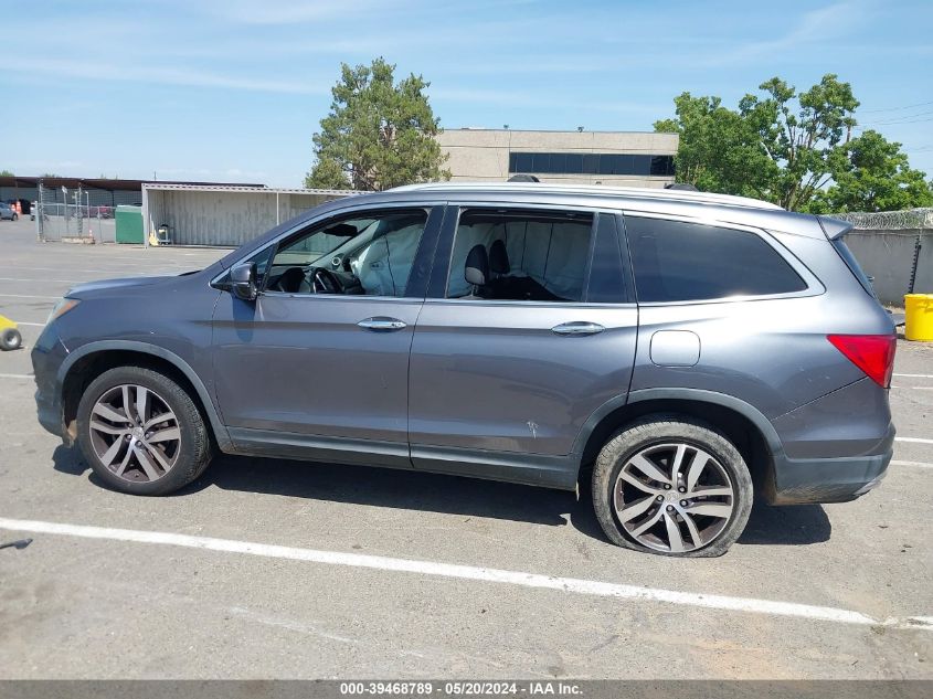 2016 Honda Pilot Elite VIN: 5FNYF6H0XGB025931 Lot: 39468789