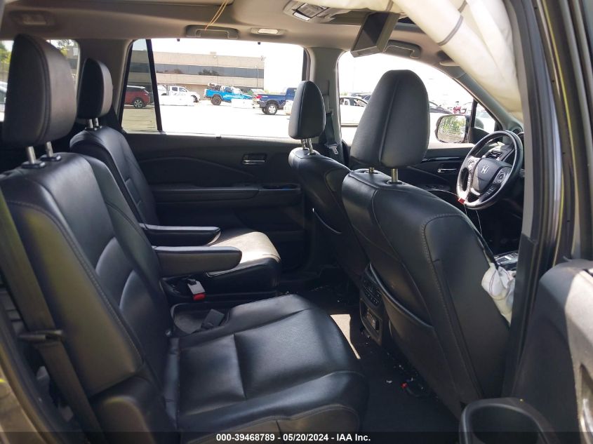 2016 Honda Pilot Elite VIN: 5FNYF6H0XGB025931 Lot: 39468789