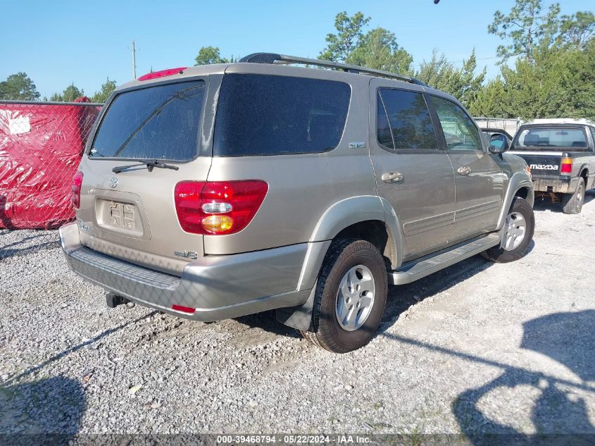 2004 Toyota Sequoia Sr5 V8 VIN: 5TDZT34A34S208895 Lot: 39468794