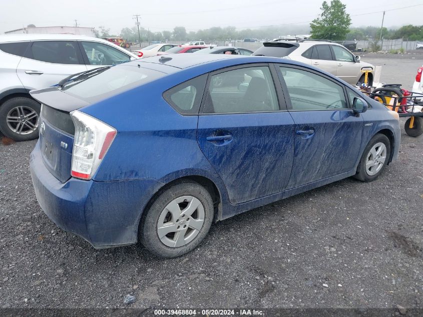 JTDKN3DU4B0272319 | 2011 TOYOTA PRIUS