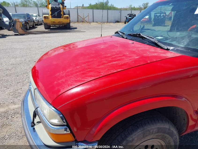 2000 Chevrolet Blazer Ls VIN: 1GNDT13W9Y2283164 Lot: 39468816