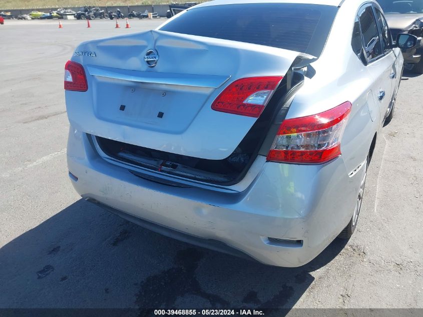 2015 NISSAN SENTRA S - 3N1AB7AP9FY311494