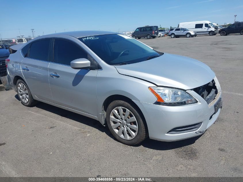 2015 NISSAN SENTRA S - 3N1AB7AP9FY311494