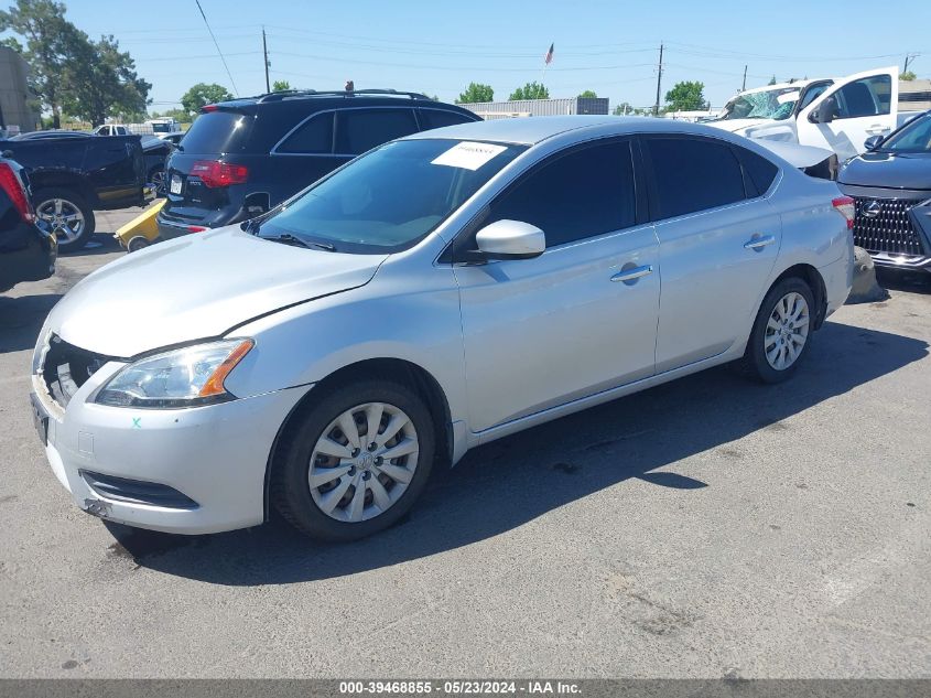 2015 NISSAN SENTRA S - 3N1AB7AP9FY311494