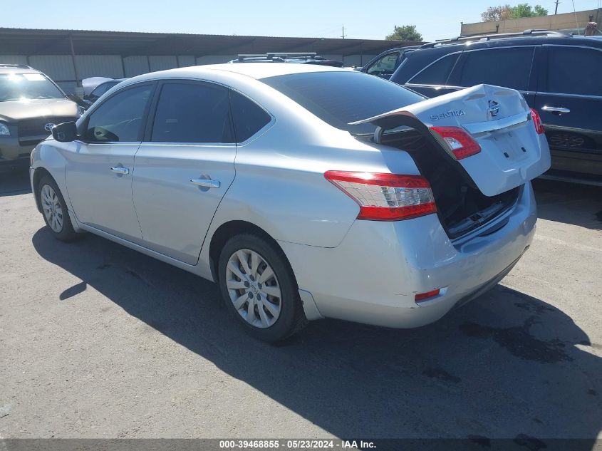 2015 NISSAN SENTRA S - 3N1AB7AP9FY311494