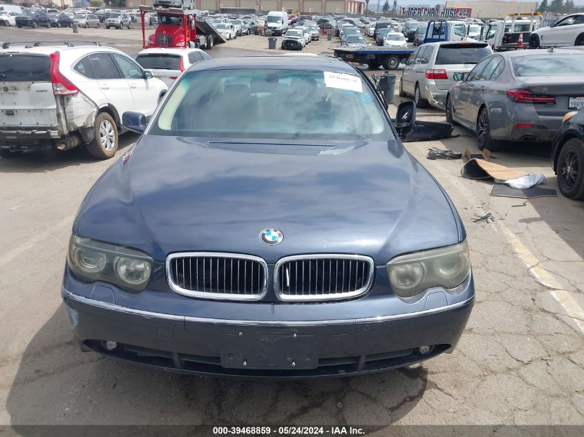 2002 BMW 745Li VIN: WBAGN63482DR06648 Lot: 39468859