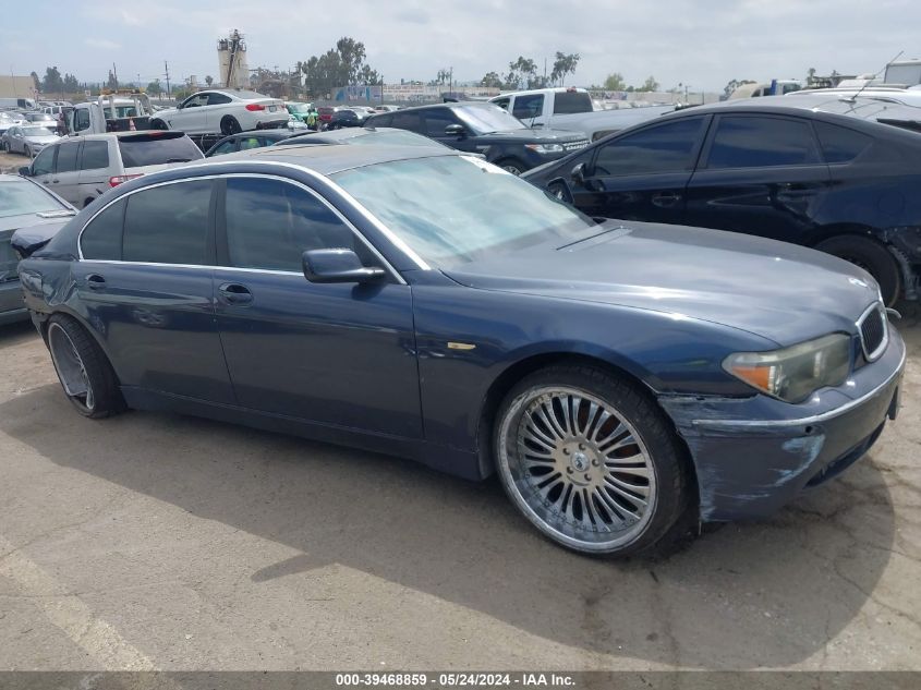 2002 BMW 745Li VIN: WBAGN63482DR06648 Lot: 39468859