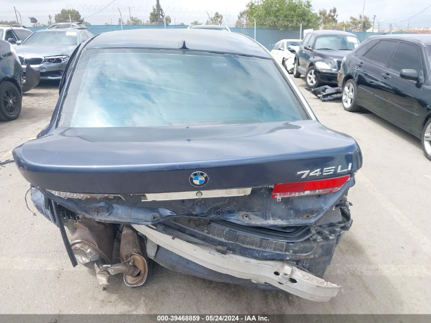 2002 BMW 745Li VIN: WBAGN63482DR06648 Lot: 39468859