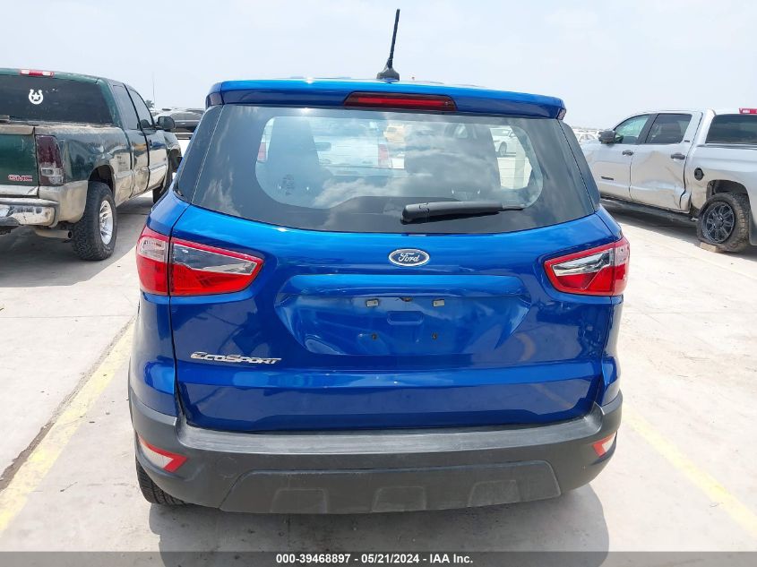 2021 Ford Ecosport S VIN: MAJ3S2FE6MC445200 Lot: 39468897