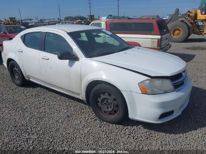 2014 Dodge Avenger Se VIN: 1C3CDZAB0EN147603 Lot: 39468905