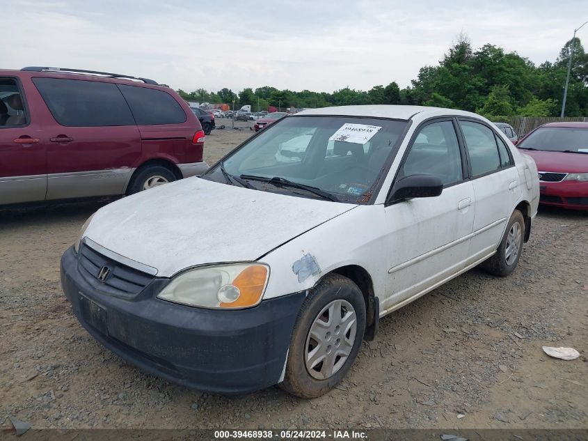 2003 Honda Civic Lx VIN: 1HGES16573L023739 Lot: 39468938