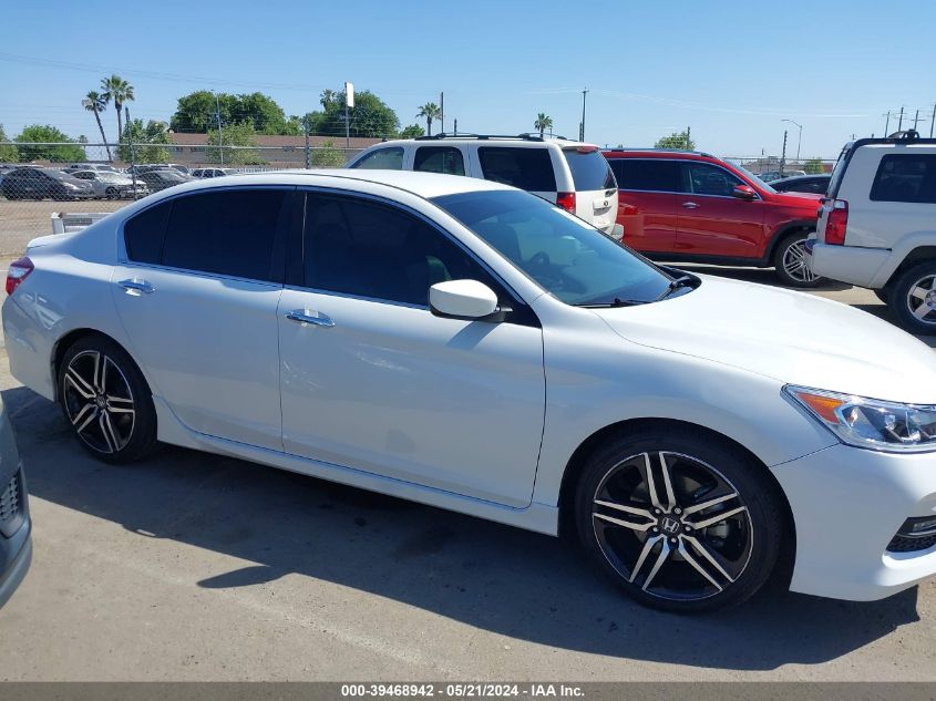 2017 Honda Accord Sport Se VIN: 1HGCR2F10HA020349 Lot: 39468942