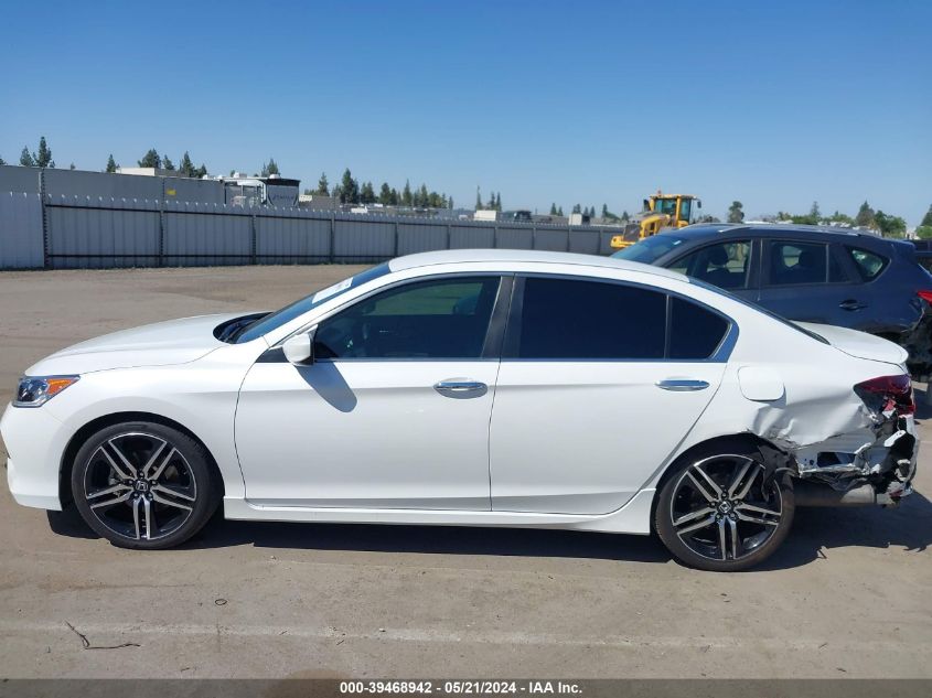 2017 Honda Accord Sport Se VIN: 1HGCR2F10HA020349 Lot: 39468942