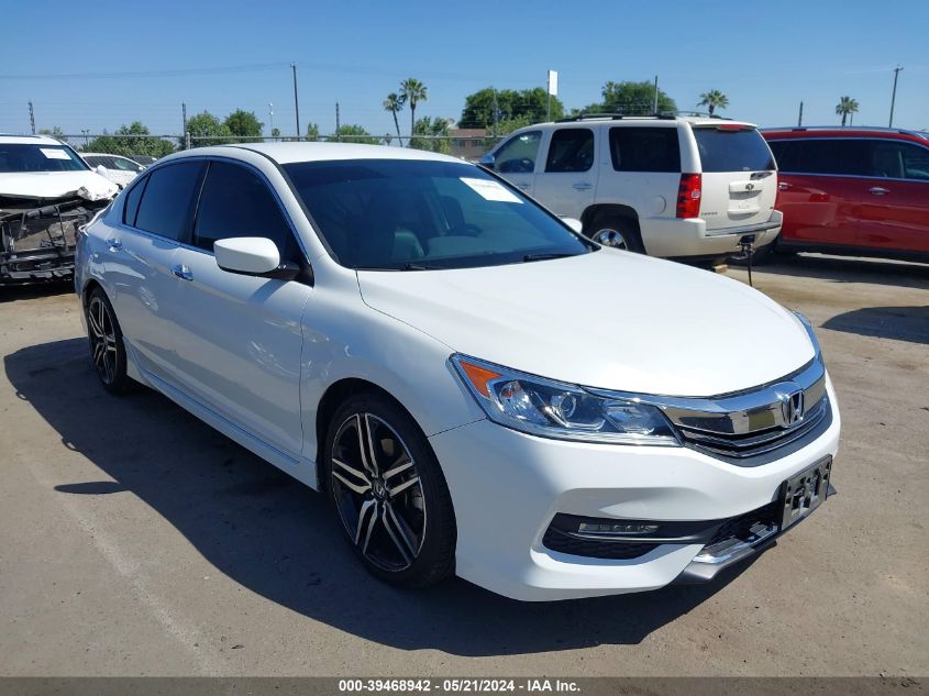 2017 Honda Accord Sport Se VIN: 1HGCR2F10HA020349 Lot: 39468942