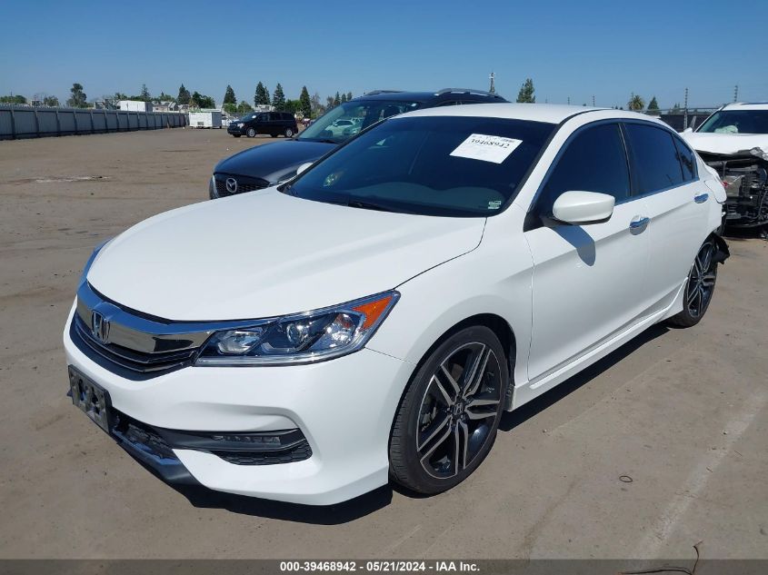 2017 Honda Accord Sport Se VIN: 1HGCR2F10HA020349 Lot: 39468942