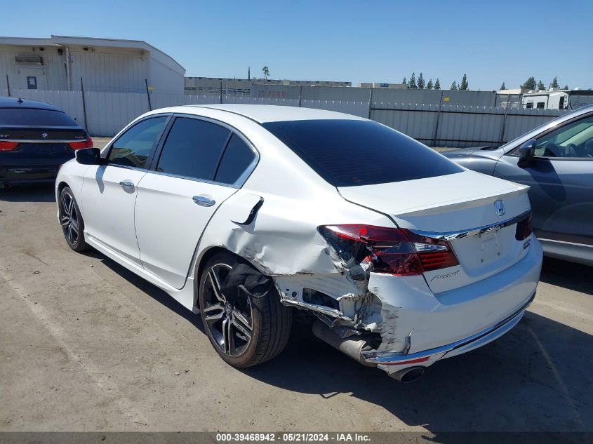 2017 Honda Accord Sport Se VIN: 1HGCR2F10HA020349 Lot: 39468942