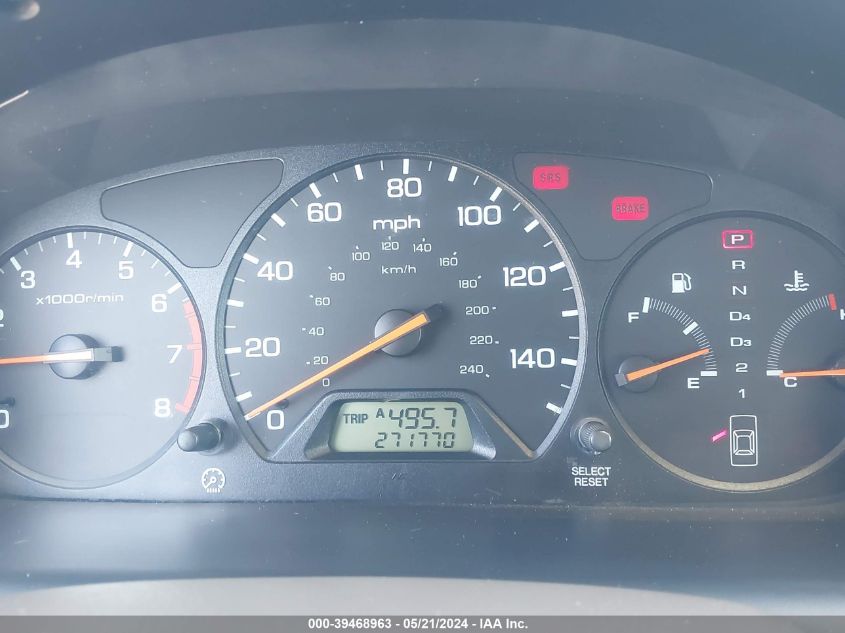 2000 Honda Accord 2.3 Lx VIN: 3HGCG6658YG700811 Lot: 39468963