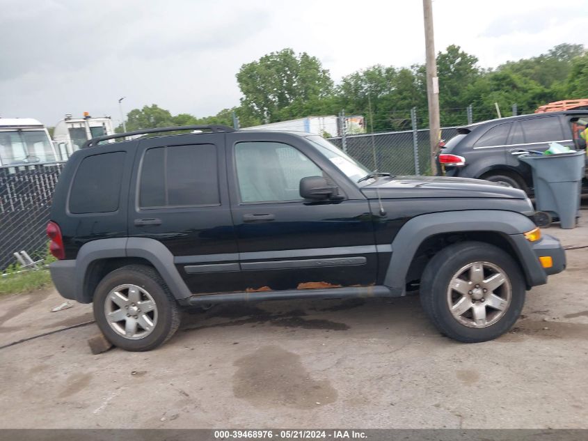 2007 Jeep Liberty Sport VIN: 1J4GL48K87W521990 Lot: 39468976