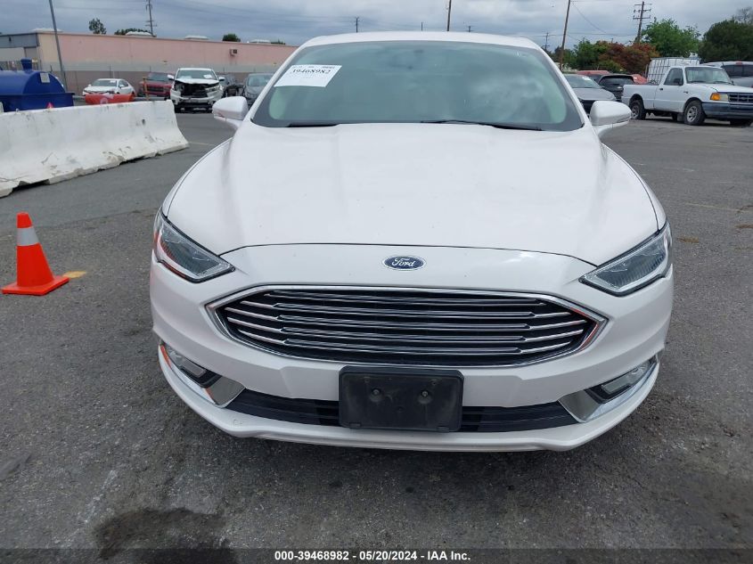 2018 Ford Fusion Hybrid Titanium VIN: 3FA6P0RU8JR151655 Lot: 39468982