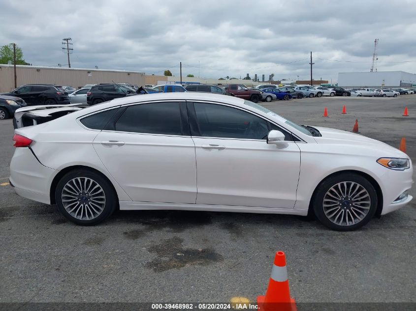 2018 Ford Fusion Hybrid Titanium VIN: 3FA6P0RU8JR151655 Lot: 39468982