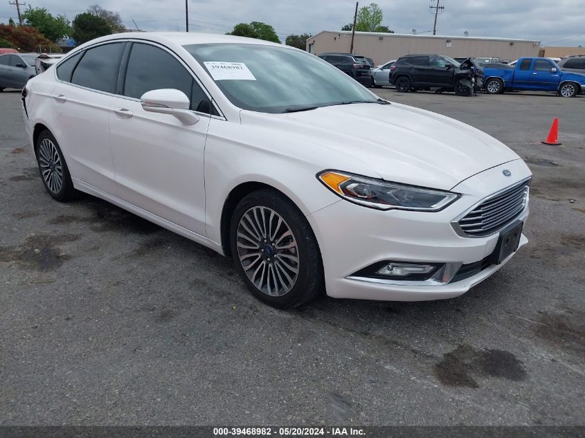 2018 Ford Fusion Hybrid Titanium VIN: 3FA6P0RU8JR151655 Lot: 39468982