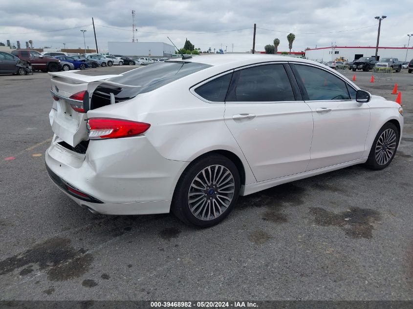 2018 Ford Fusion Hybrid Titanium VIN: 3FA6P0RU8JR151655 Lot: 39468982