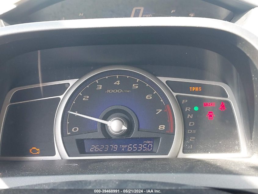 2009 Honda Civic Lx VIN: 2HGFA16559H534010 Lot: 39468991