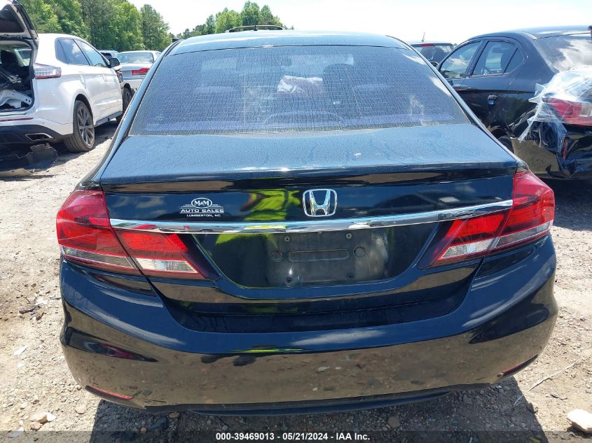 2013 Honda Civic Lx VIN: 2HGFB2F59DH531185 Lot: 39469013