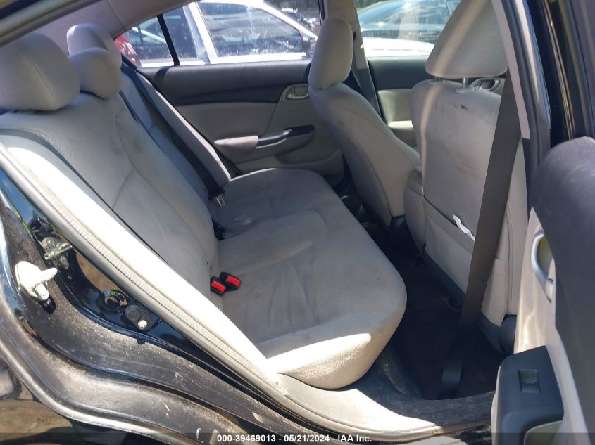 2013 Honda Civic Lx VIN: 2HGFB2F59DH531185 Lot: 39469013