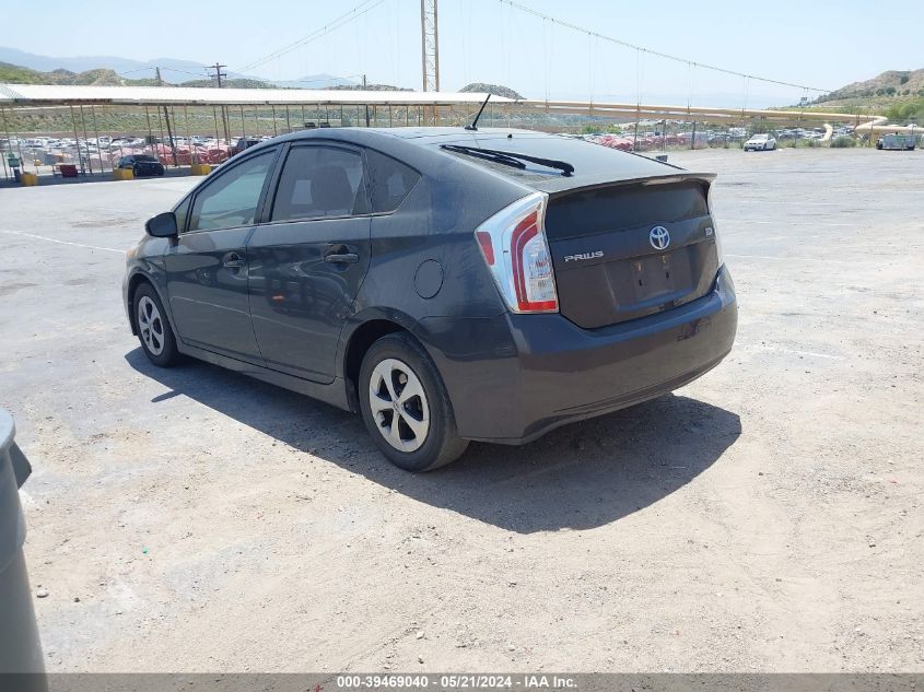 2014 Toyota Prius Two VIN: JTDKN3DU6E0370725 Lot: 39469040