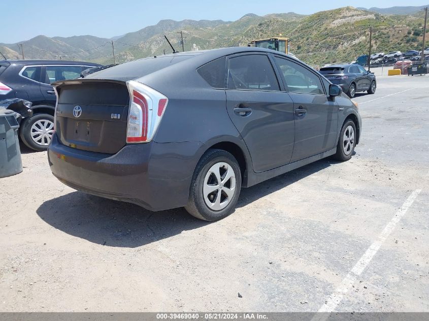 2014 Toyota Prius Two VIN: JTDKN3DU6E0370725 Lot: 39469040