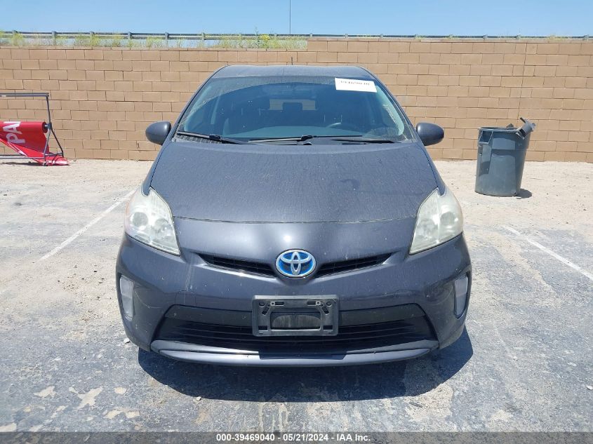 2014 Toyota Prius Two VIN: JTDKN3DU6E0370725 Lot: 39469040