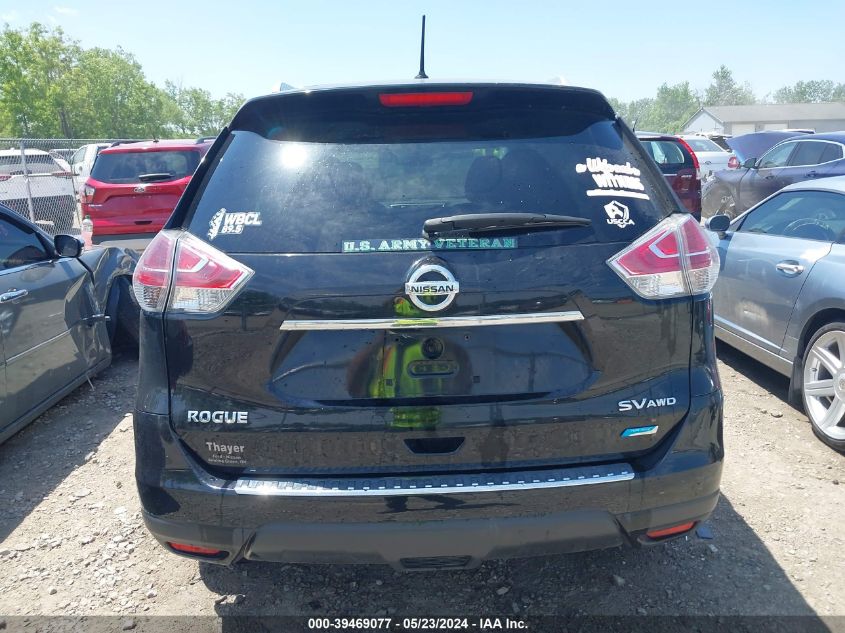 2014 Nissan Rogue Sv VIN: 5N1AT2MV6EC869586 Lot: 39469077