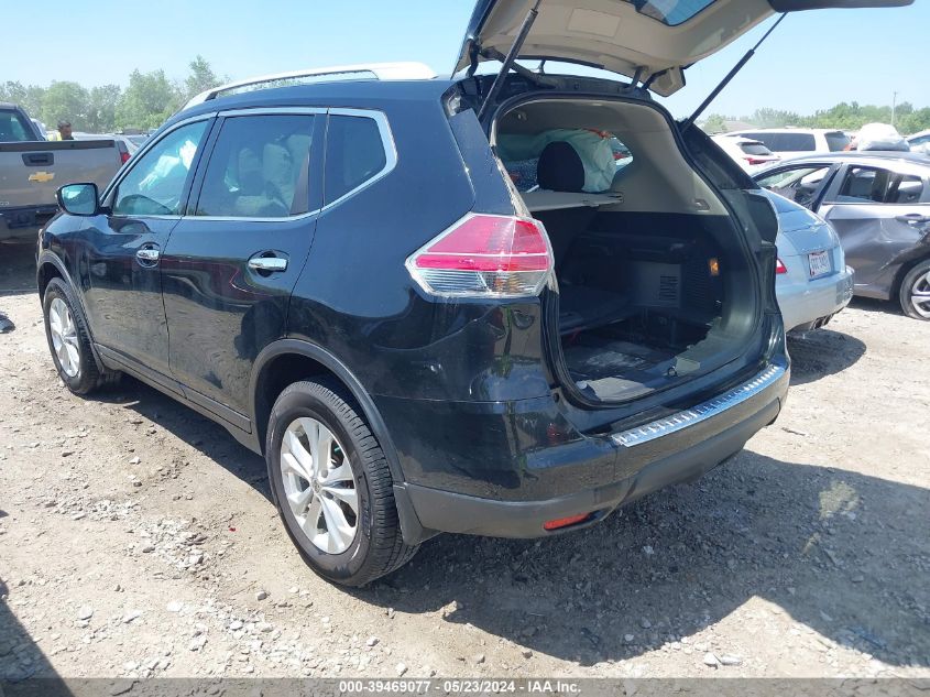 2014 Nissan Rogue Sv VIN: 5N1AT2MV6EC869586 Lot: 39469077