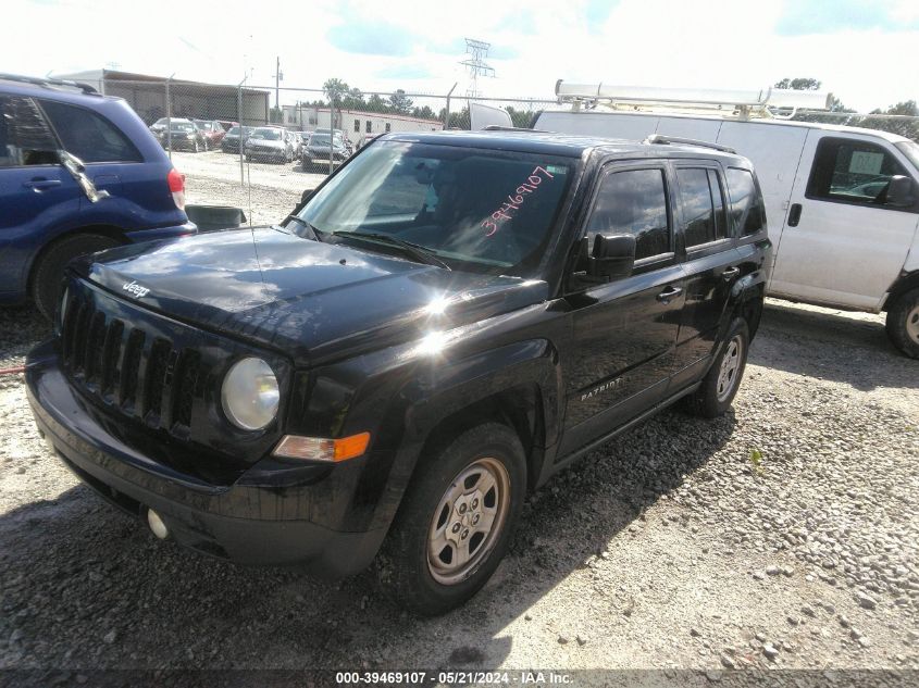 2015 Jeep Patriot Sport VIN: 1C4NJPBA3FD124069 Lot: 39469107