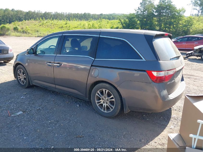 2011 Honda Odyssey Ex-L VIN: 5FNRL5H61BB078098 Lot: 39469120