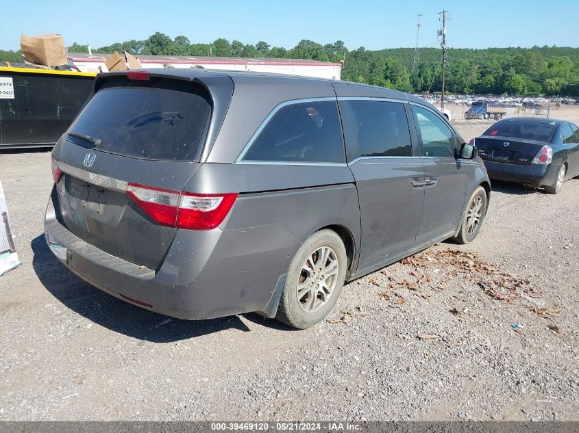 2011 Honda Odyssey Ex-L VIN: 5FNRL5H61BB078098 Lot: 39469120