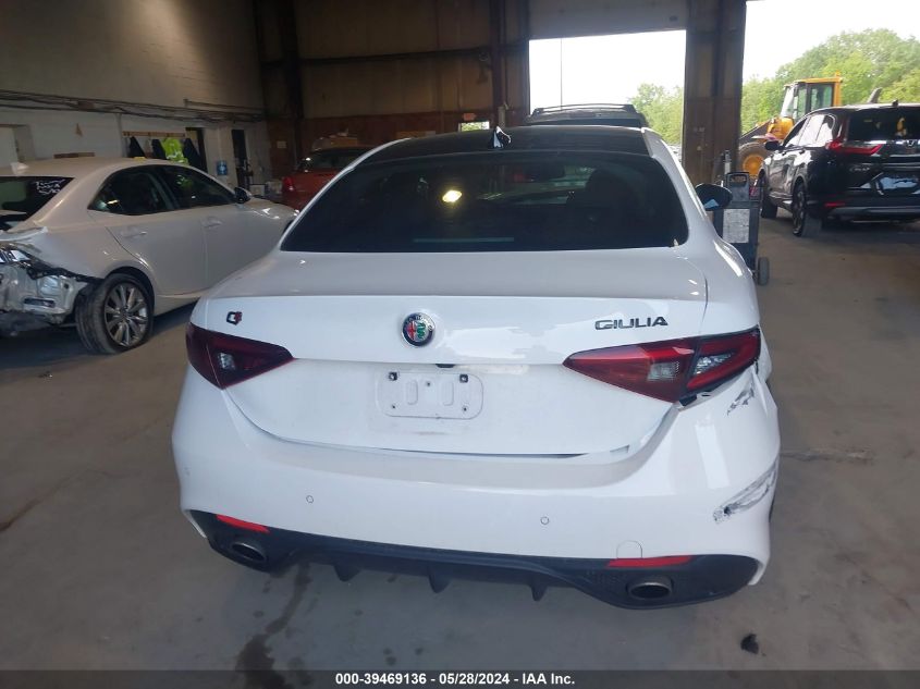 2018 Alfa Romeo Giulia Ti Sport Rwd VIN: ZARFAECN0J7596642 Lot: 39469136
