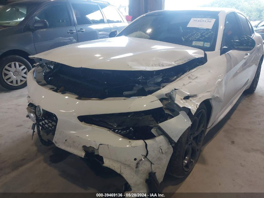 2018 Alfa Romeo Giulia Ti Sport Rwd VIN: ZARFAECN0J7596642 Lot: 39469136