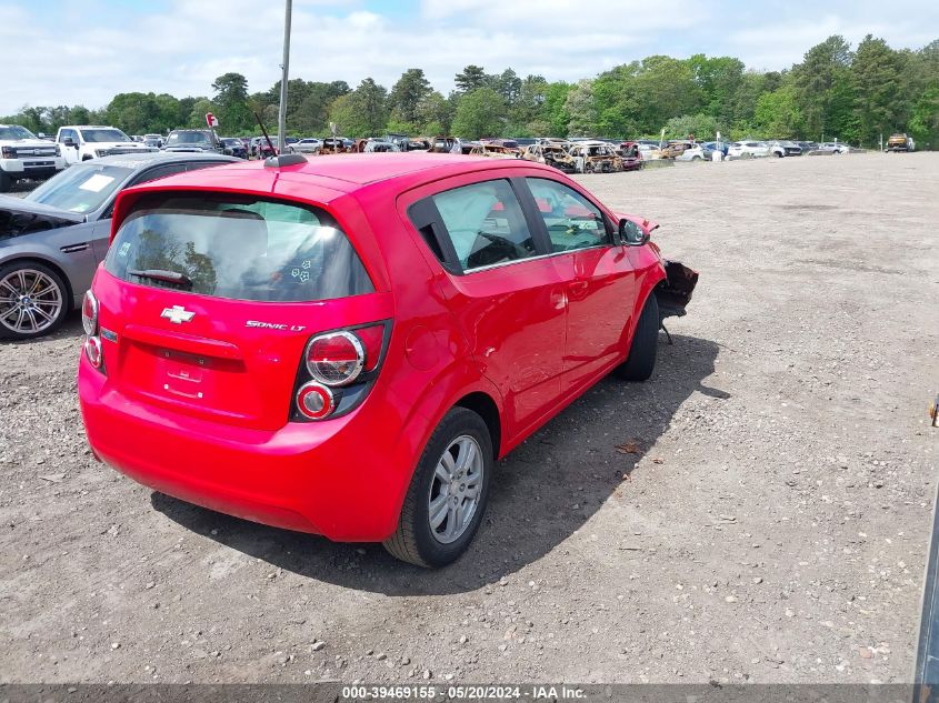 2015 Chevrolet Sonic Lt Auto VIN: 1G1JC6SH6F4100342 Lot: 39469155