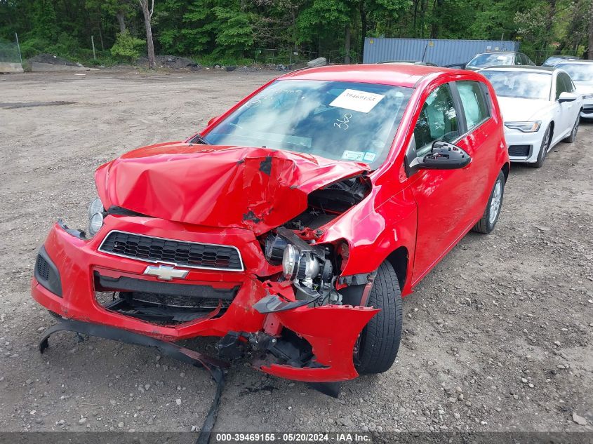 2015 Chevrolet Sonic Lt Auto VIN: 1G1JC6SH6F4100342 Lot: 39469155