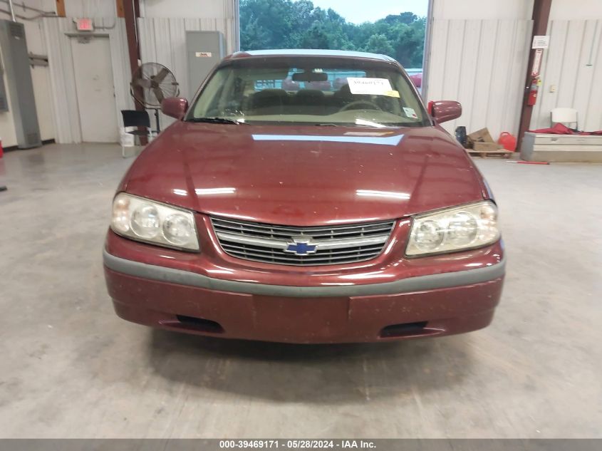 2002 Chevrolet Impala VIN: 2G1WF55E629262004 Lot: 39469171