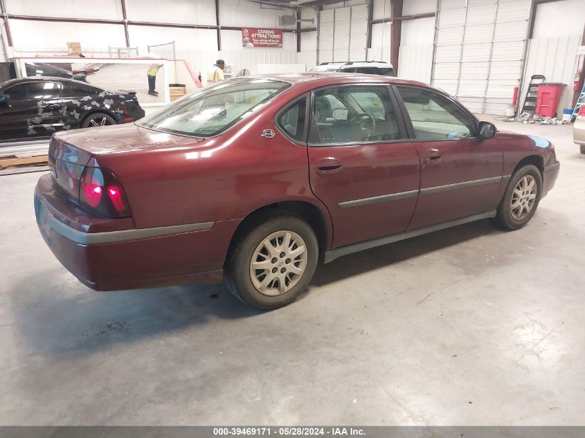 2002 Chevrolet Impala VIN: 2G1WF55E629262004 Lot: 39469171