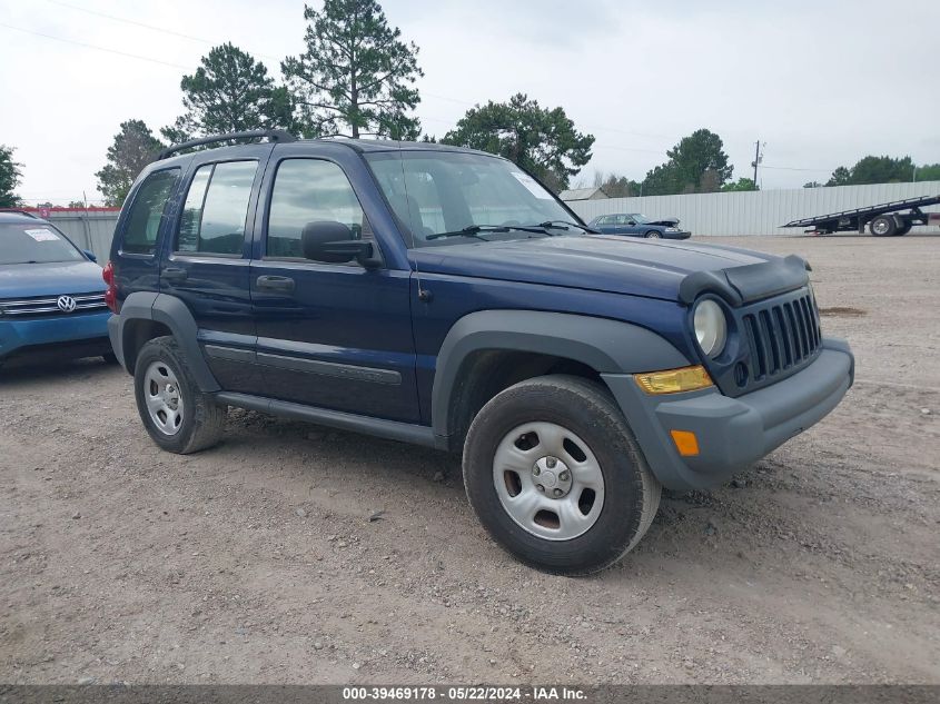 2006 Jeep Liberty Sport VIN: 1J4GK48K36W187594 Lot: 39469178