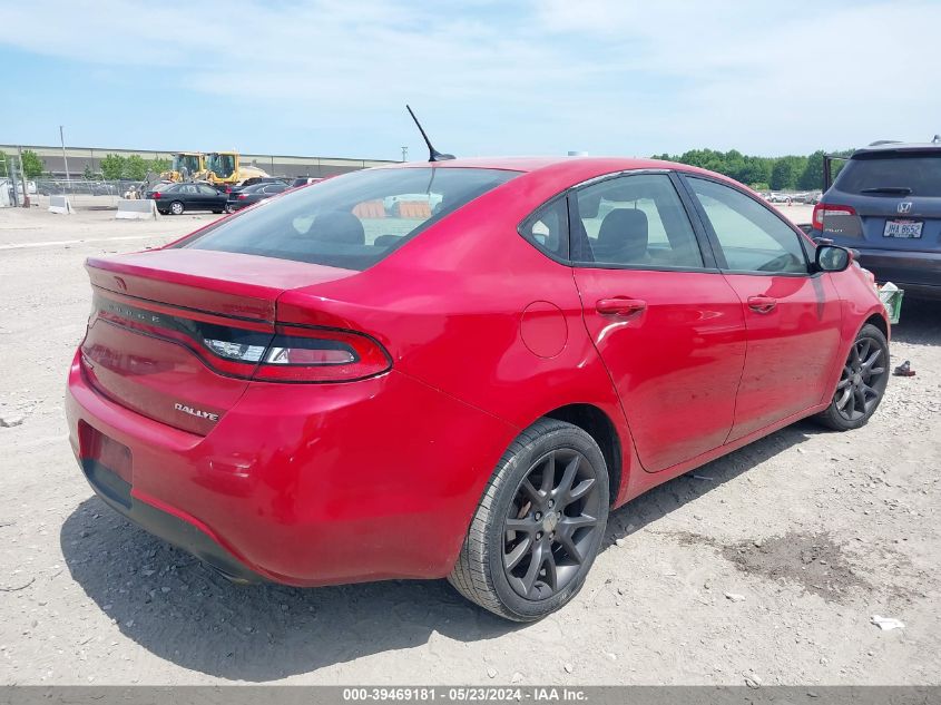 2016 Dodge Dart Sxt VIN: 1C3CDFBB0GD608224 Lot: 39469181