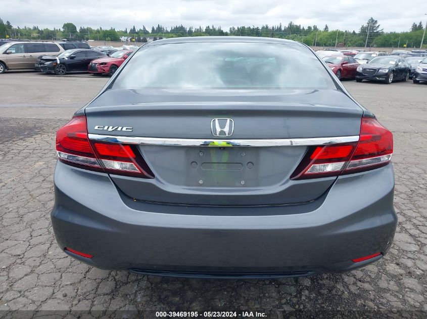 2013 Honda Civic Ex VIN: 19XFB2F89DE244076 Lot: 39469195