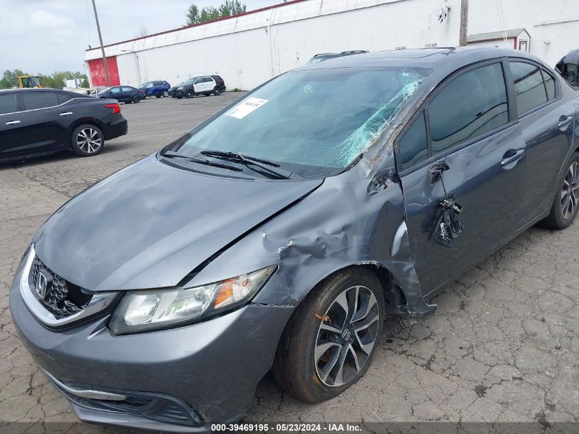 2013 Honda Civic Ex VIN: 19XFB2F89DE244076 Lot: 39469195