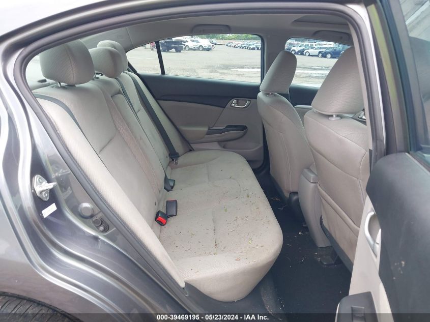 2013 Honda Civic Ex VIN: 19XFB2F89DE244076 Lot: 39469195